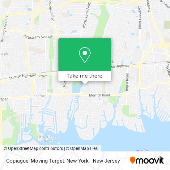 Copiague, Moving Target map