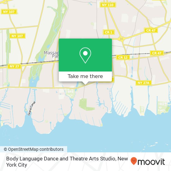 Body Language Dance and Theatre Arts Studio map