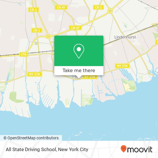 Mapa de All State Driving School
