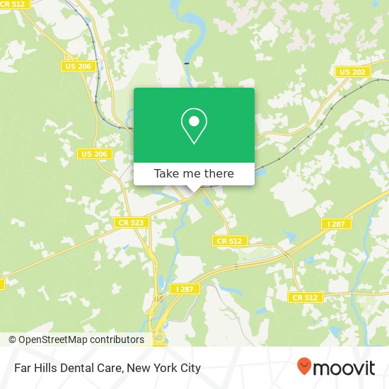 Far Hills Dental Care map