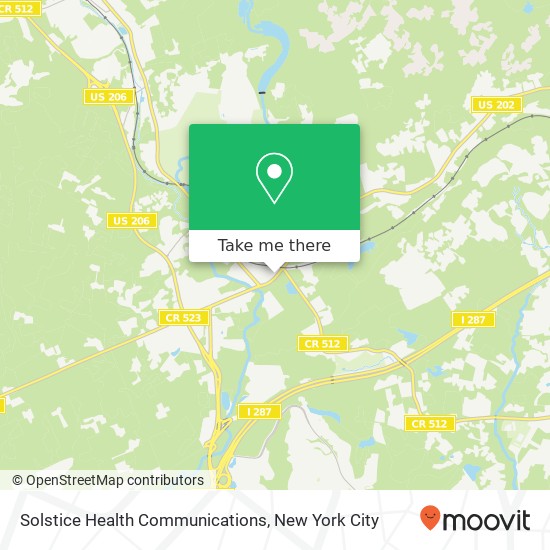 Mapa de Solstice Health Communications