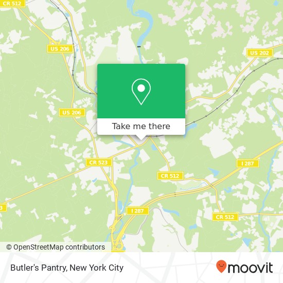 Mapa de Butler's Pantry