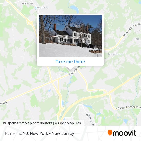Mapa de Far Hills, NJ