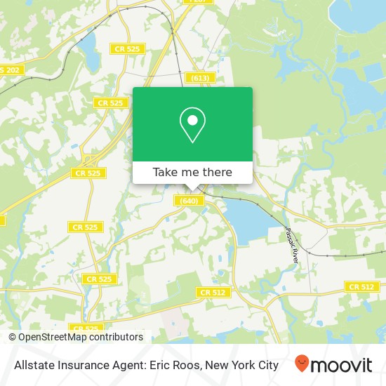 Allstate Insurance Agent: Eric Roos map