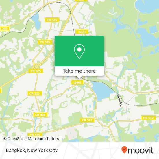 Mapa de Bangkok