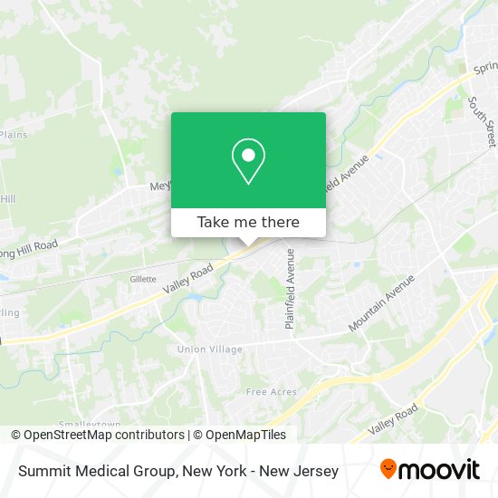Summit Medical Group map