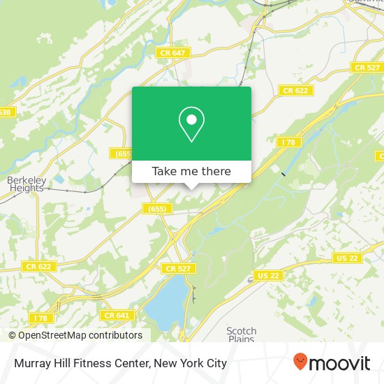 Murray Hill Fitness Center map