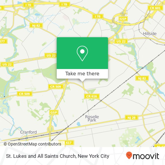 Mapa de St. Lukes and All Saints Church