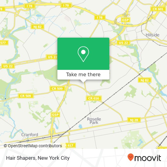 Hair Shapers map