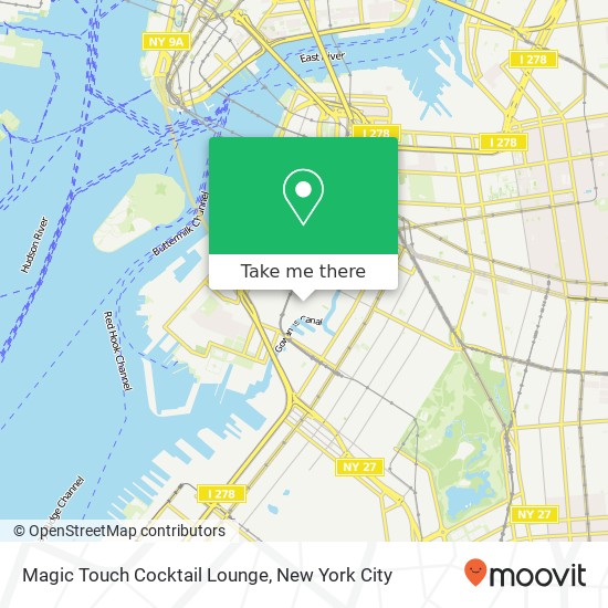 Mapa de Magic Touch Cocktail Lounge