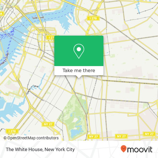 The White House map