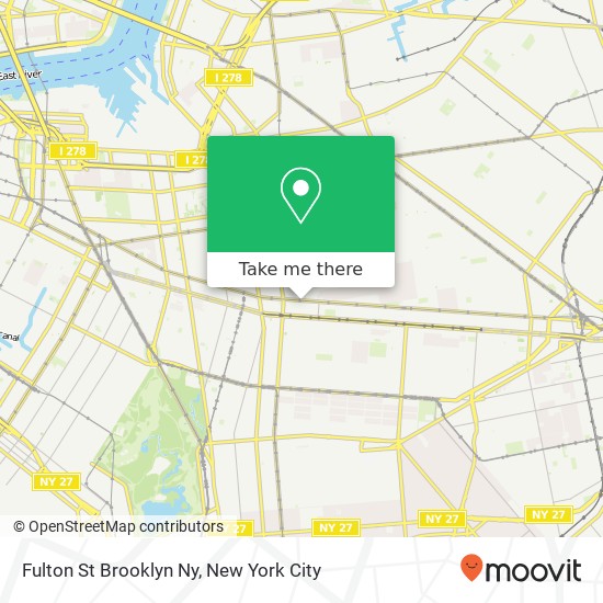 Fulton St Brooklyn Ny map