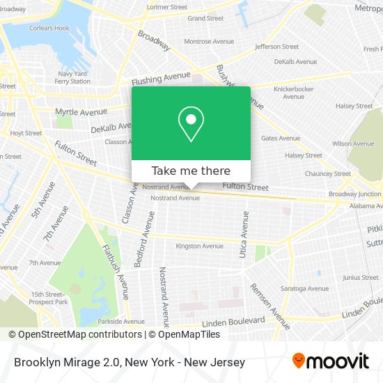 Mapa de Brooklyn Mirage 2.0