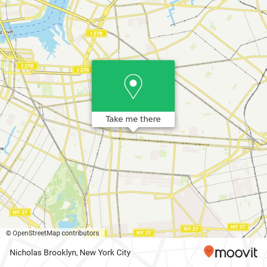 Mapa de Nicholas Brooklyn