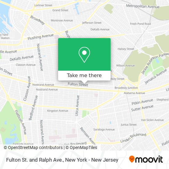 Mapa de Fulton St. and Ralph Ave.