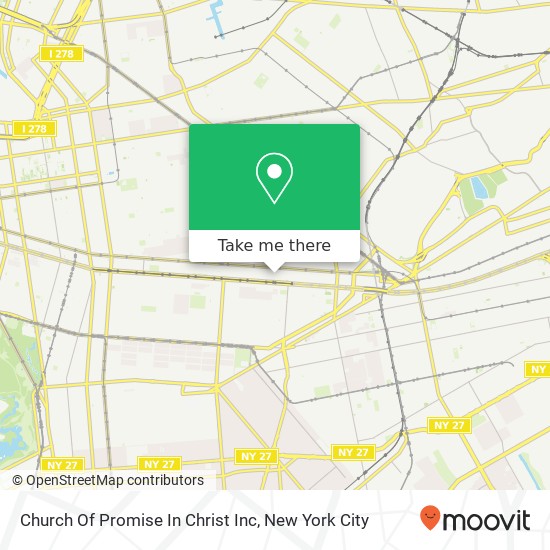 Church Of Promise In Christ Inc map
