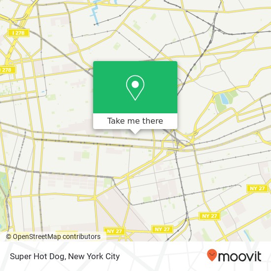 Mapa de Super Hot Dog