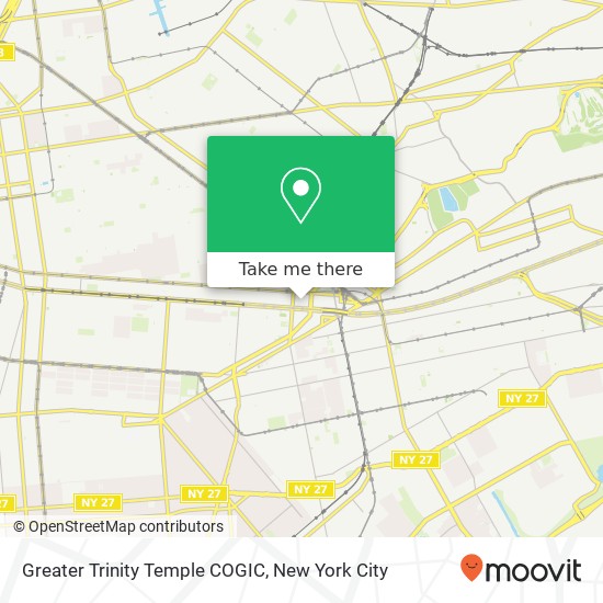 Mapa de Greater Trinity Temple COGIC