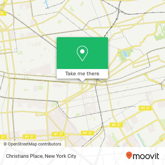 Christians Place map