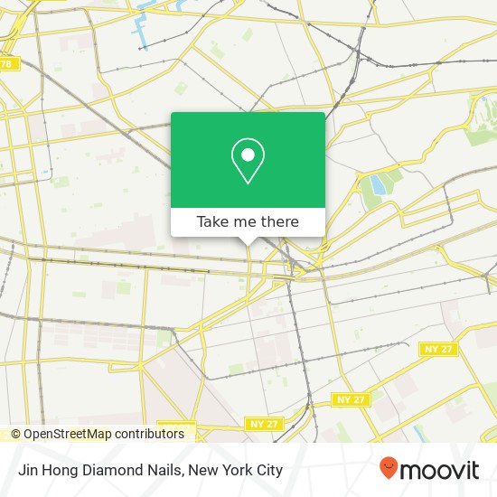 Jin Hong Diamond  Nails map