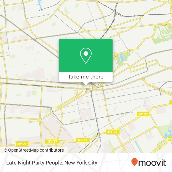 Mapa de Late Night Party People