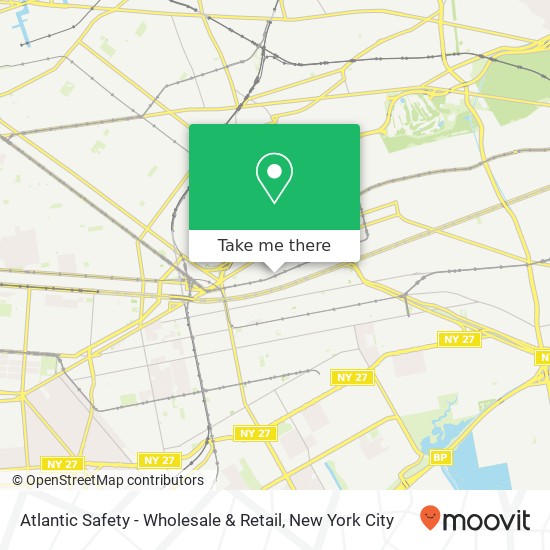 Atlantic Safety - Wholesale & Retail map