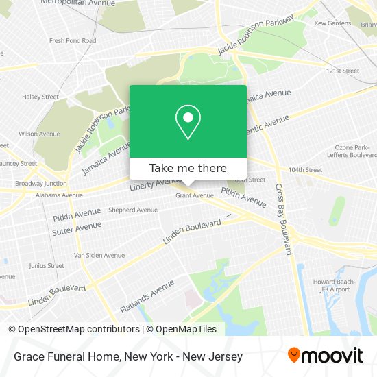 Grace Funeral Home map