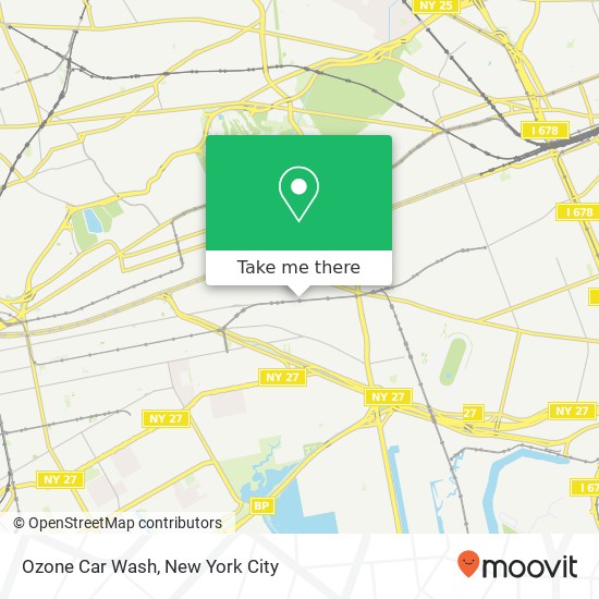 Ozone Car Wash map