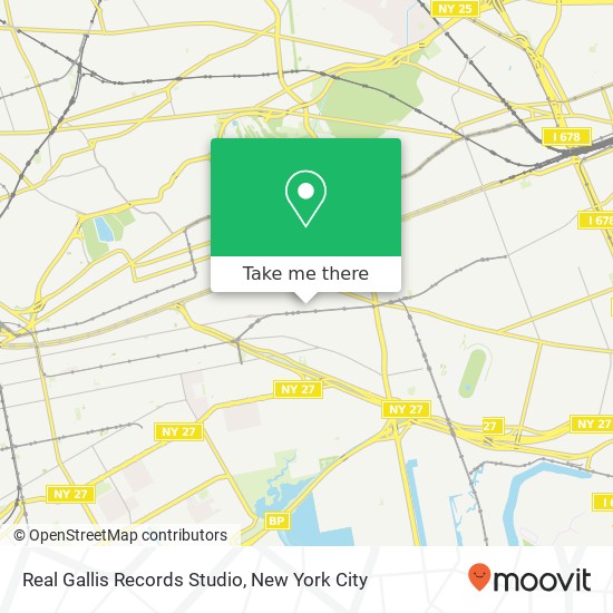 Mapa de Real Gallis Records Studio
