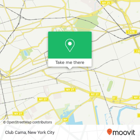 Club Cama map