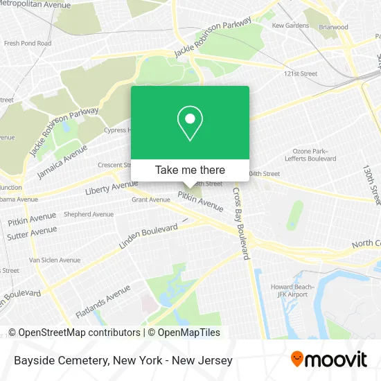 Bayside Cemetery map
