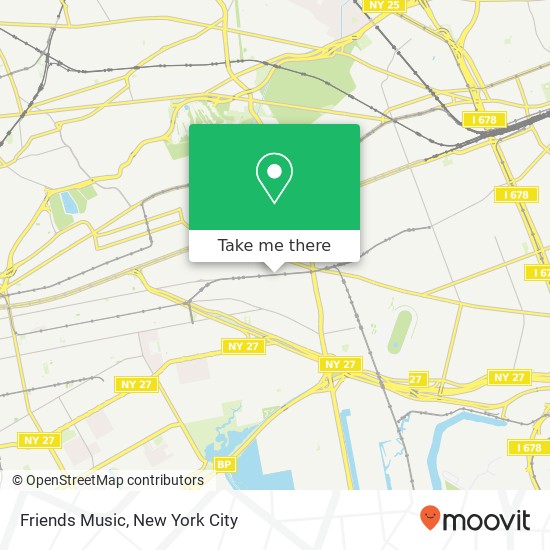 Friends Music map