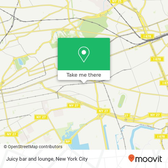 Mapa de Juicy bar and lounge