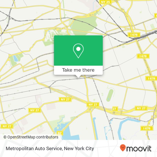 Metropolitan Auto Service map