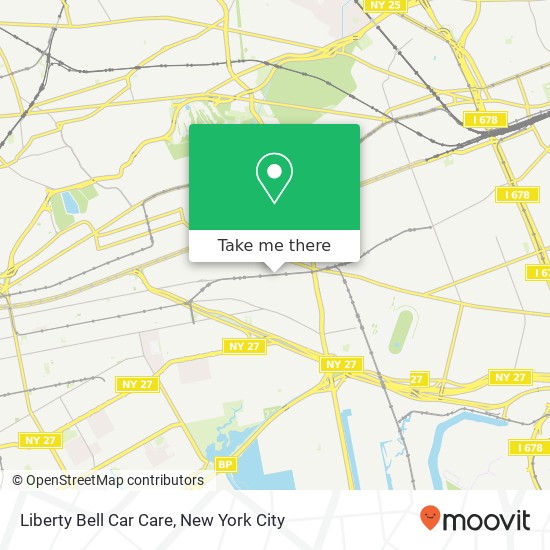 Liberty Bell Car Care map