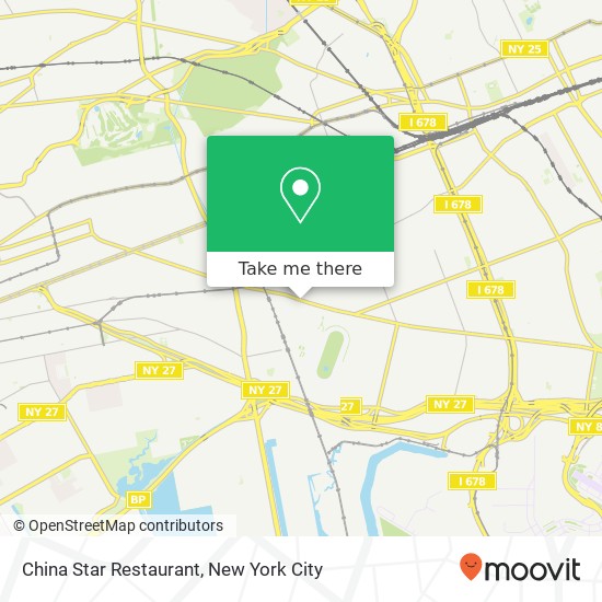 China Star Restaurant map