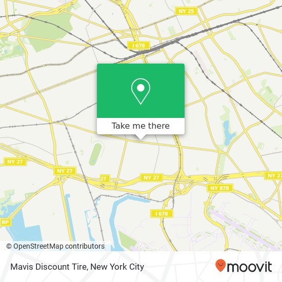 Mapa de Mavis Discount Tire