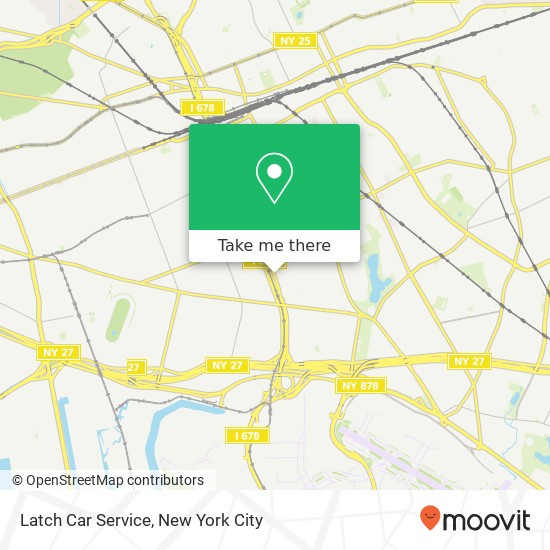 Mapa de Latch Car Service