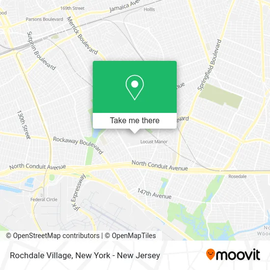 Rochdale Village map