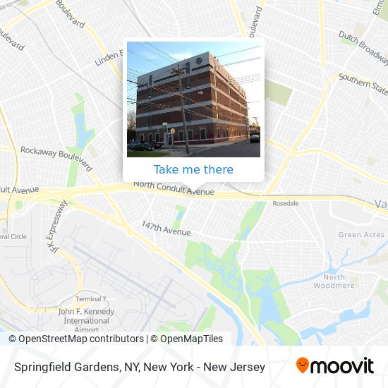Springfield Gardens, NY map