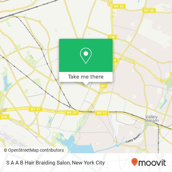 Mapa de S A A B Hair Braiding Salon