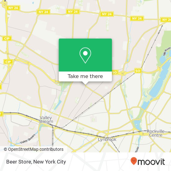 Mapa de Beer Store