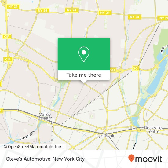 Steve's Automotive map