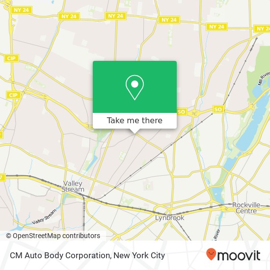 CM Auto Body Corporation map