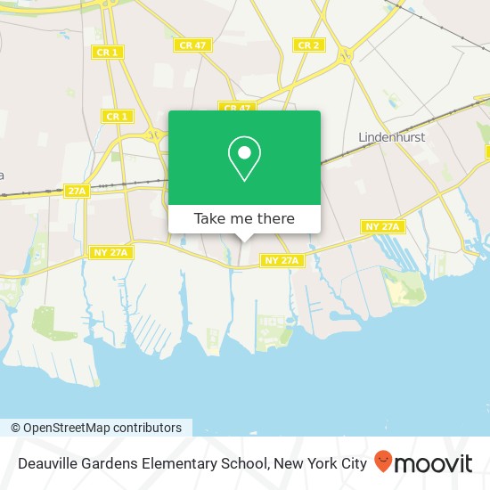 Deauville Gardens Elementary School map