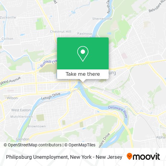 Philipsburg Unemployment map
