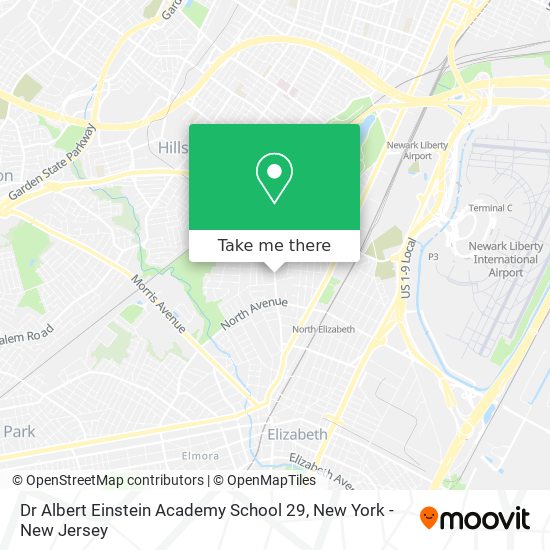 Dr Albert Einstein Academy School 29 map
