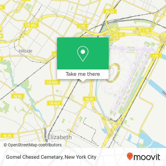 Gomel Chesed Cemetary map