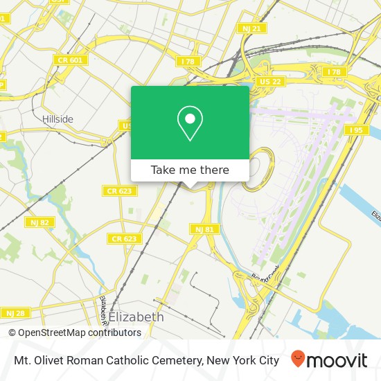 Mapa de Mt. Olivet Roman Catholic Cemetery