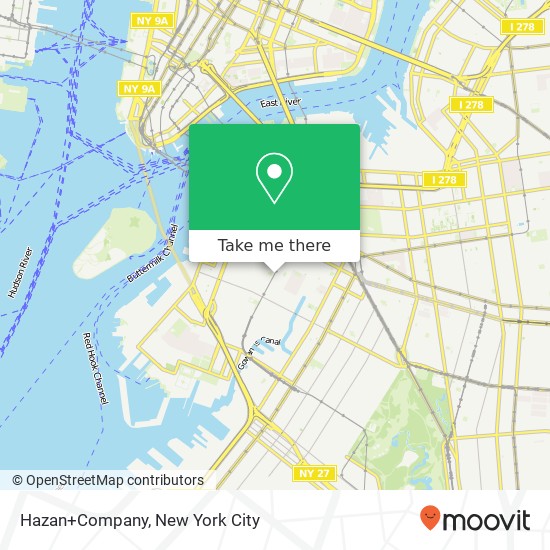 Hazan+Company map